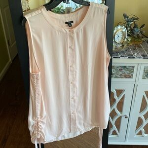 New ANN TAYLOR blush pink tunic